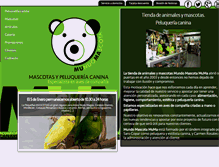 Tablet Screenshot of mundomascota-telde.es